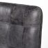 Horsdal Chaise à Diner (Faux Leather Noir &  Métal Noir)