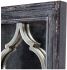 Umminal Wall Candle Holder (Antiqued Silver Wood Frame with Glass & Metal)