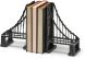 Suspension Bookends (Set of 2 - Brown Wrought Iron Bridge)