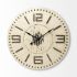 Devonshire Horloge Murale (Ferme De Campagne Surdimensionnée et Ronde)