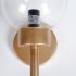 Boltern Wall Sconce (Gold Toned Glass Globe)