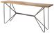 Papillion Console Table (Natural Solid Wood & Iron)