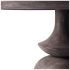Crossman Dining Table (Round Charcoal Grey Solid Wood Table Top & Base)