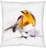 Yellow Robin Decorative Pillow (Yellow)