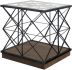 Cassandra End and Side Table (Black)