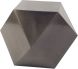 Exagoni End Table (Black Iron Plated Nail Head Detail Hexagonal)