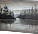 Sunset Oil Painting (Narrows Original Hand Painted on Wood)