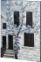 Courtyard Escape Oil Painting (Grey)
