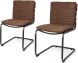 Doyle Dining Chair (Set of 2 - Brown)