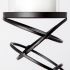 Omega Table Candle Holder (Large - Black Metal Stacked Ring)