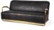 Horace Sofa (Black and Gold)