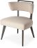 Andrew Dining Chair (Brown and Cream)