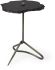 Pinera Accent Table (Black Slate  & Gold Iron)