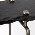 Pinera Console Table (Black Slate  &  Iron)