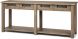 Harrelson Console Table (III - Brown Wood 4 Drawer)
