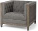 Kolstad Chair (Grey and Medium Brown)