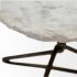 Pinera Coffee Table (White Marble & Gold Metal)