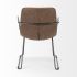 Sawyer Dining Chair (Light Brown and Matte Black)