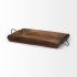 Durone Tray (Set of 2 - Brown Wooden Live Edge Serving)