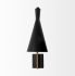 Tremont Wall Sconce (Black & Gold Metal Conical Shade)