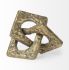 Delaunay (Small - Gold Hammered Metal Interlinked Patterned)
