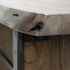 Ledger Console Table (Brown Wood & Black Metal)