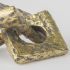 Delaunay (Small - Gold Hammered Metal Interlinked Patterned)