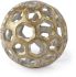 Small - Gold Metal Hollow Decorative Orb