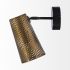 Wesley Wall Sconce (Gold Toned Perforated Metal Cone)