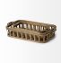 Louis Tray (Set of 2 - Natural Wood Slated Nesting)