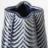 Bashir Vase (I - Petit - Céramique Brillante en Bleu Marine Foncé)