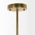 Wallace Chandelier (Gold Metal & Frosted Glass)