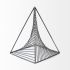 Risley (GreyMetal Triangular Decorative Object)