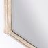 Cheveronna Wall Mirror (36x12 Chevron Brown Wood Frame Mirror)