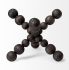 Carollan (Large - Black Geometric Wood Ball Jack)