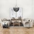 Denly Love Seat (Beige)