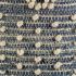 Rofi Pouf (Blue Denim & Cream Cotton Stitched Square)