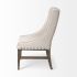 Kensington Dining Chair (Beige Fabric Wrap Solid Wood Frame)