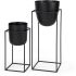Bumble Plant Stand (Set of 2 - Black)