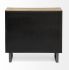 Bellefontaine Accent Cabinet (Natural Wood & Fabric)