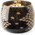 Mojave Vase (Small - Black & Gold Detail Glass)
