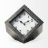 Ralph Horloge de Table (Cube De Métal Noir)
