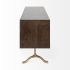 Xanti Sideboard (Brown Solid Wood Frame with Gold Legs)