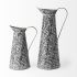 Colette Jarres&Comma; Pichets & Urnes (Large - Black & White Patterned Vase)