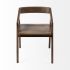 Nicholas Dining Chair (Set of 2 - Onyx Brown Solid Wood)