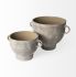 Deya Vase (7H - Brown Ceramic)
