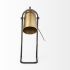 Brent Table Lamp (Gold & Black Metal Conical Shade)