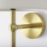 Chester Wall Sconce (Gold Metal & Cream Fabric Shade)