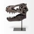 Jurassic (Brown Resin Tyrannosaurus Skull Replica)