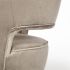 Giles Accent Chair (Taupe Velvet with Gold Metal Base)